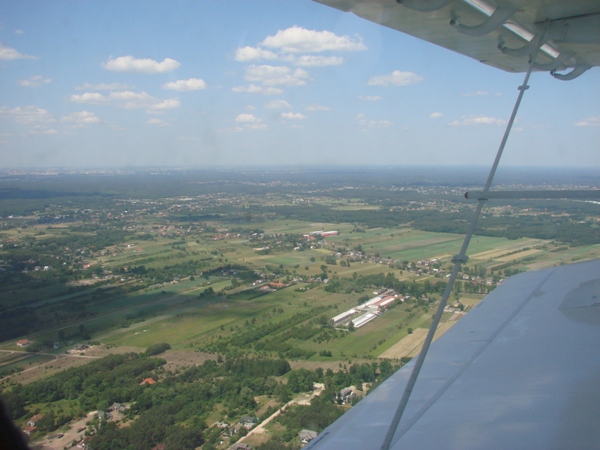 Widok z samolotu
