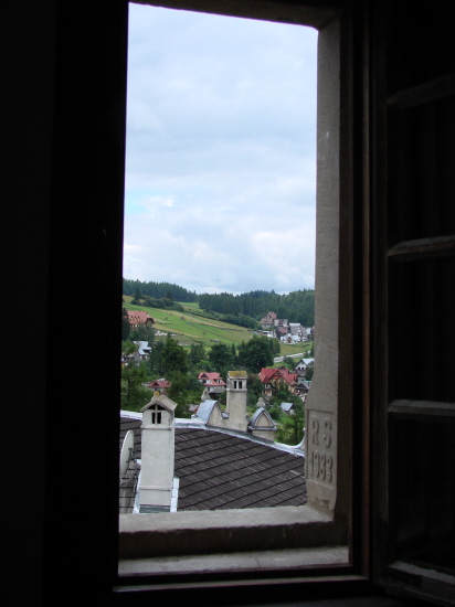 Widok z zamku w Niedzicy.
