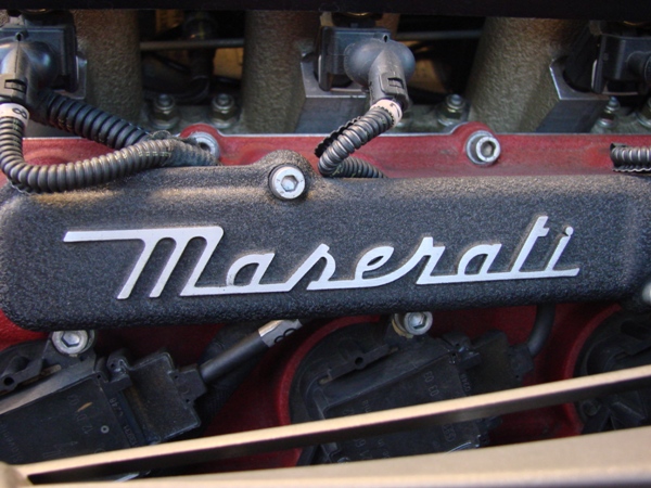 Maserati.
Fragment silnika.
