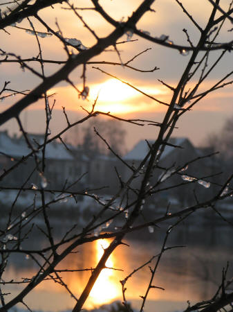 Zachód słońca na Rutkach w Płońsku
