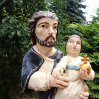 Renowacja figury św. Józefa
