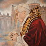 Benedykt XVI. Luty 2018.