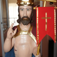 Renowacja figury Jezusa Zmartwychwstałego